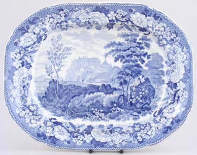 Meat Dish or Platter Stirling Castle c1825